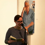 Lauren Rudewicz opens for Erin Rodoni at Poetry Night.