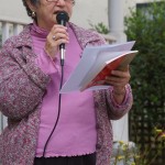 JoAnn Anglin reads on the open microphone