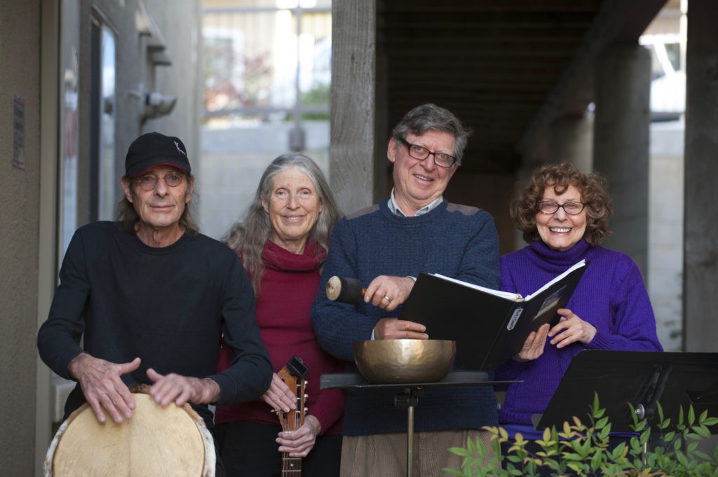 The Poets Quartet appearing at Poetery Night in Davis California with Andy Jones